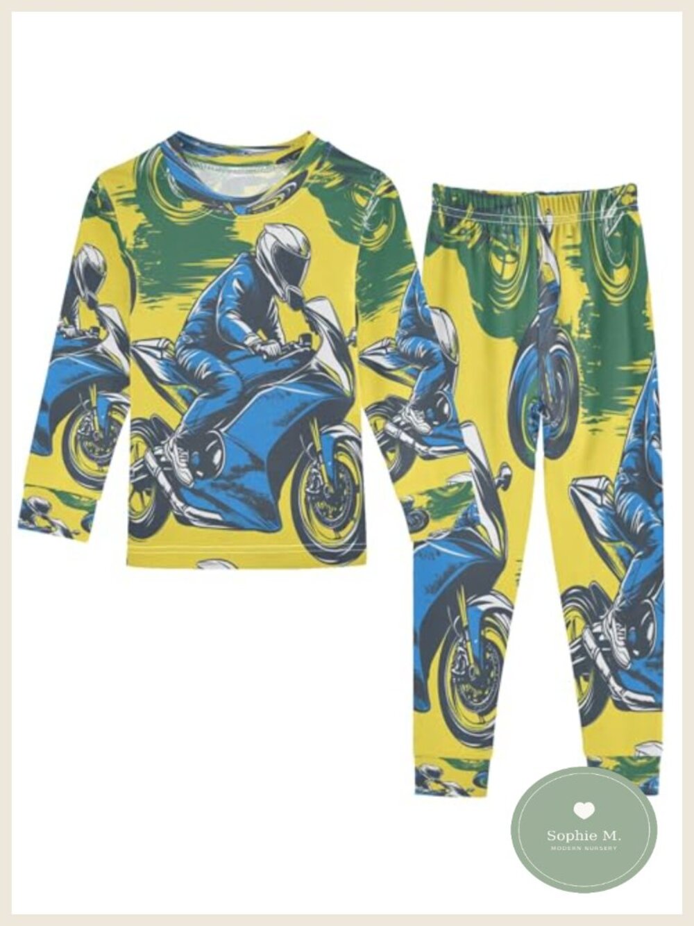 Toddler Boys 2 Piece Pajama Set Long Sleeve Cotton Sleepwear